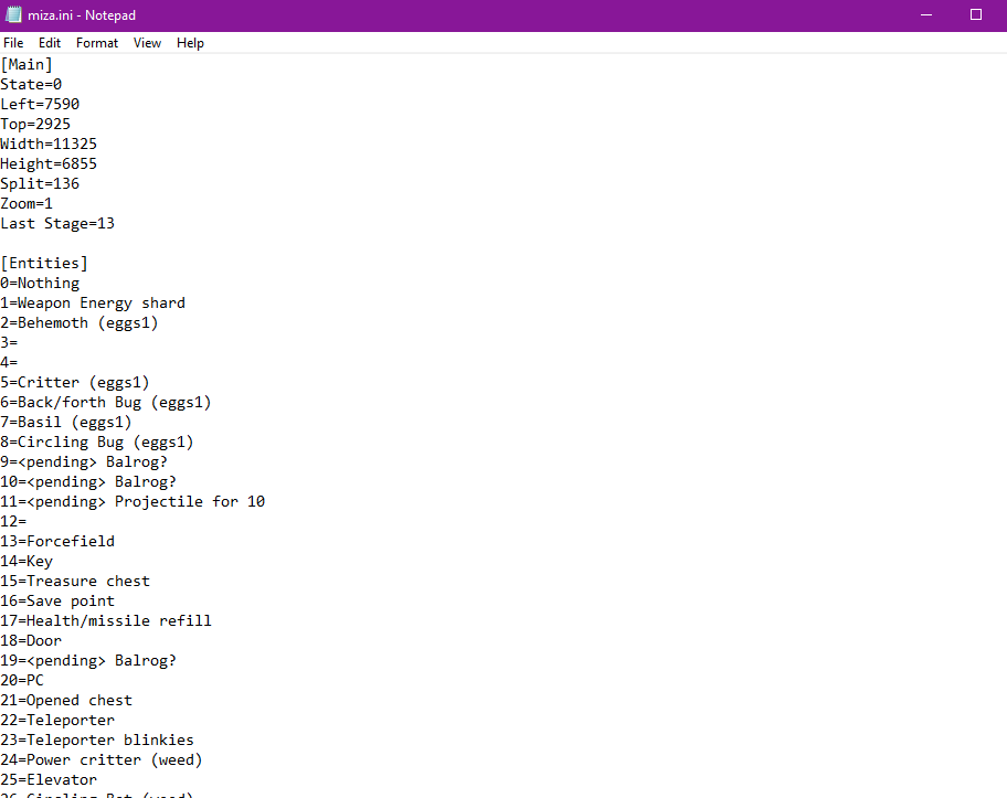 Miza.ini file after saving once in the editor