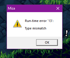 Miza error 2